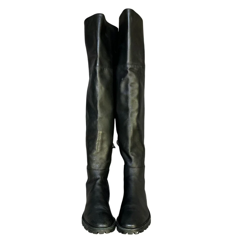 Stuart Weitzman Over the Knee‎ Leather Boots S1730 Size 8